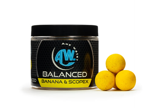 Balanced Boilies Banana & Scopex - 20 mm