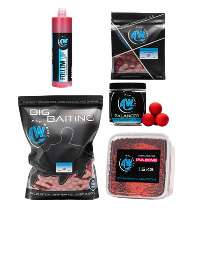 BOX STRAWBERRY & ASAFOETIDA 25MM – “BIG FISH TRIGGER”