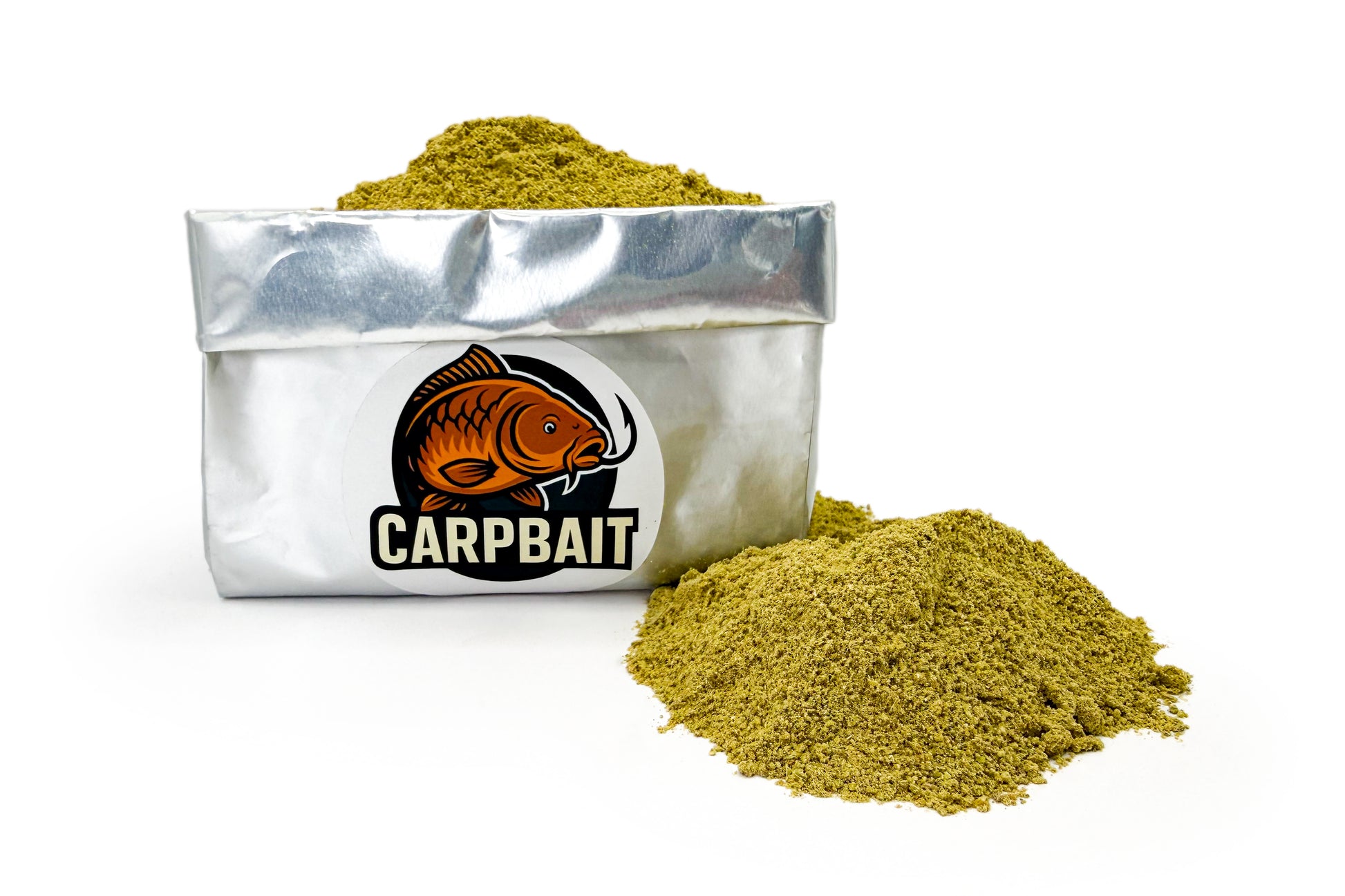 finocchio in polvere per carpfishing all'interno del sacchetto cabrandizzato carpbait